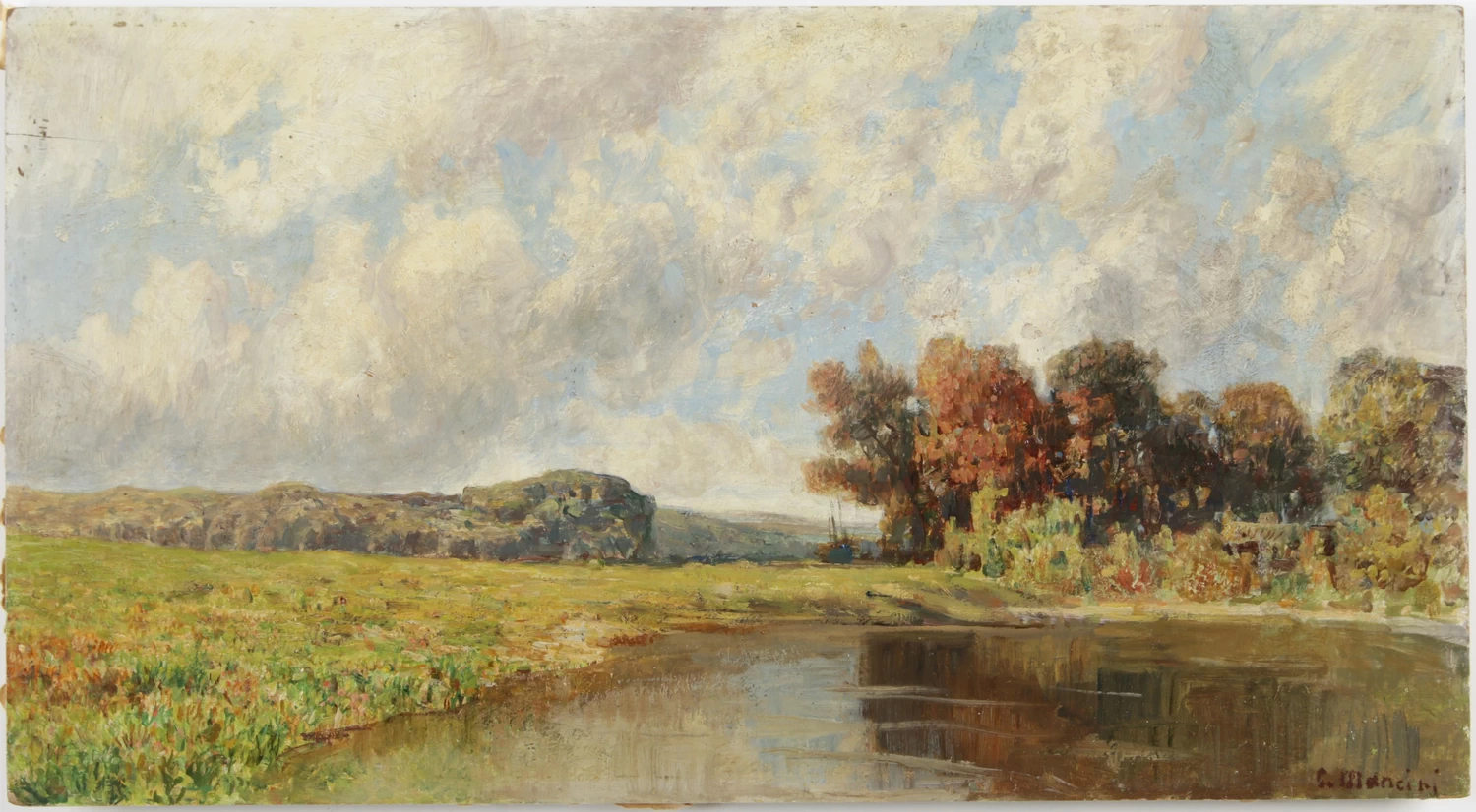 Paesaggio on laghetto